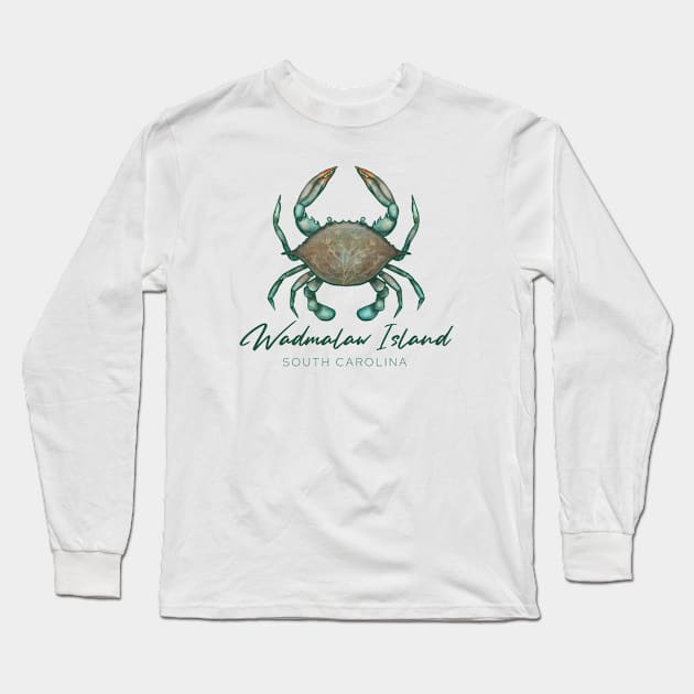 Wadmalaw Island South Carolina SC Long Sleeve T-Shirt by carolinafound